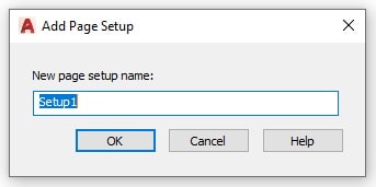  جدید در اتوکد page Setup ایجاد 