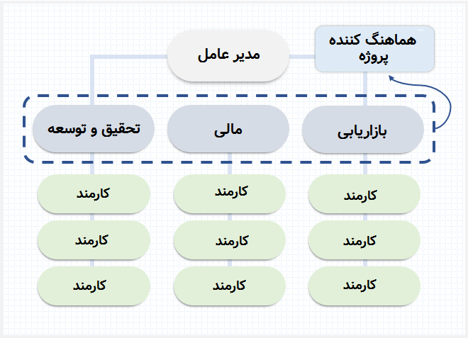 انواع چارت سازمانی-نمودار عملکردی